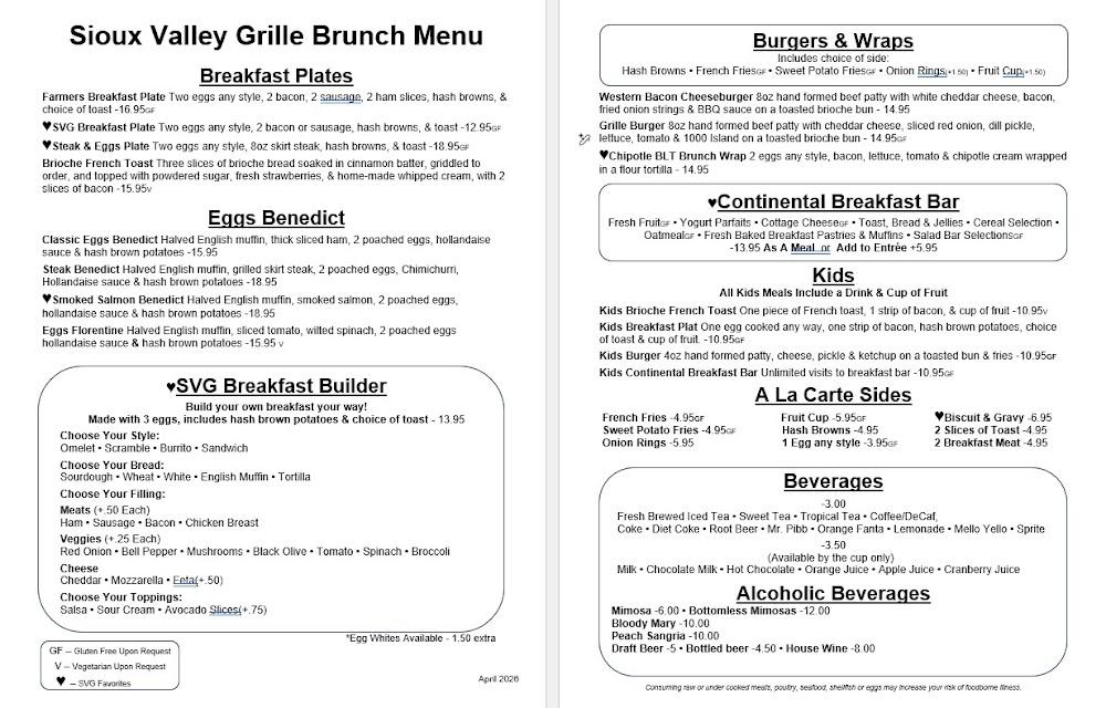 Sioux Valley Grille Crispy Chicken Strips