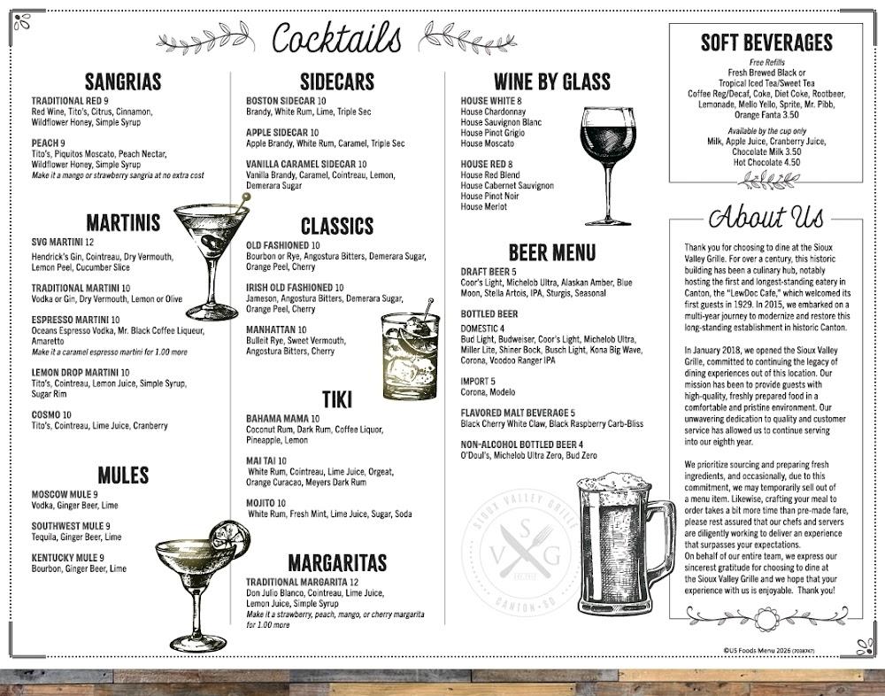 Sioux Valley Grille Menu image 3